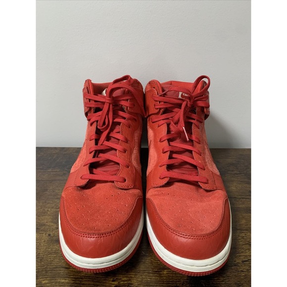 Nike Mens Dunk Comfort Python Red 705433-600 Lace Up Sneakers Shoes Size 12 - Picture 2 of 7